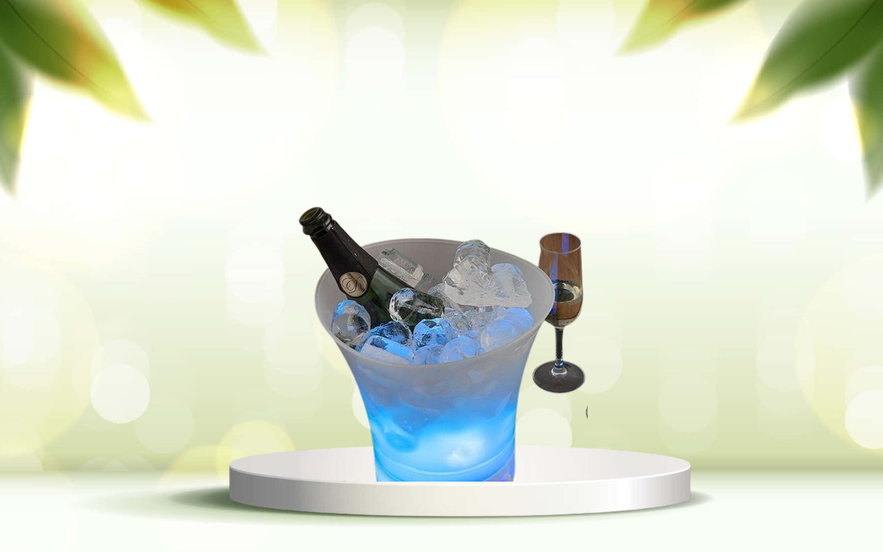 Trasforma le tue feste con Ice Music Bucket: secchiello LED Bluetooth per champagne